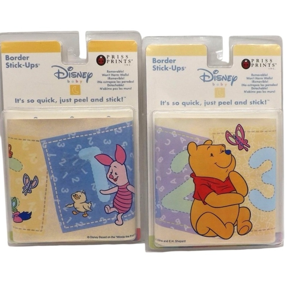 Disney Border Stick-Ups Priss Prints Peel and Stick Wall Decor Removable 1 pack